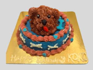 Bobble Head Dog Cake