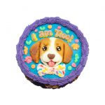 Puppy Dog Head Cake Design